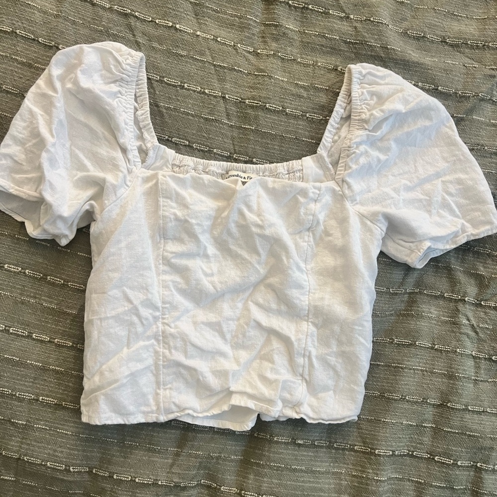 White Abercrombie Top